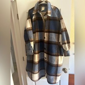 H&M long shirt like coat